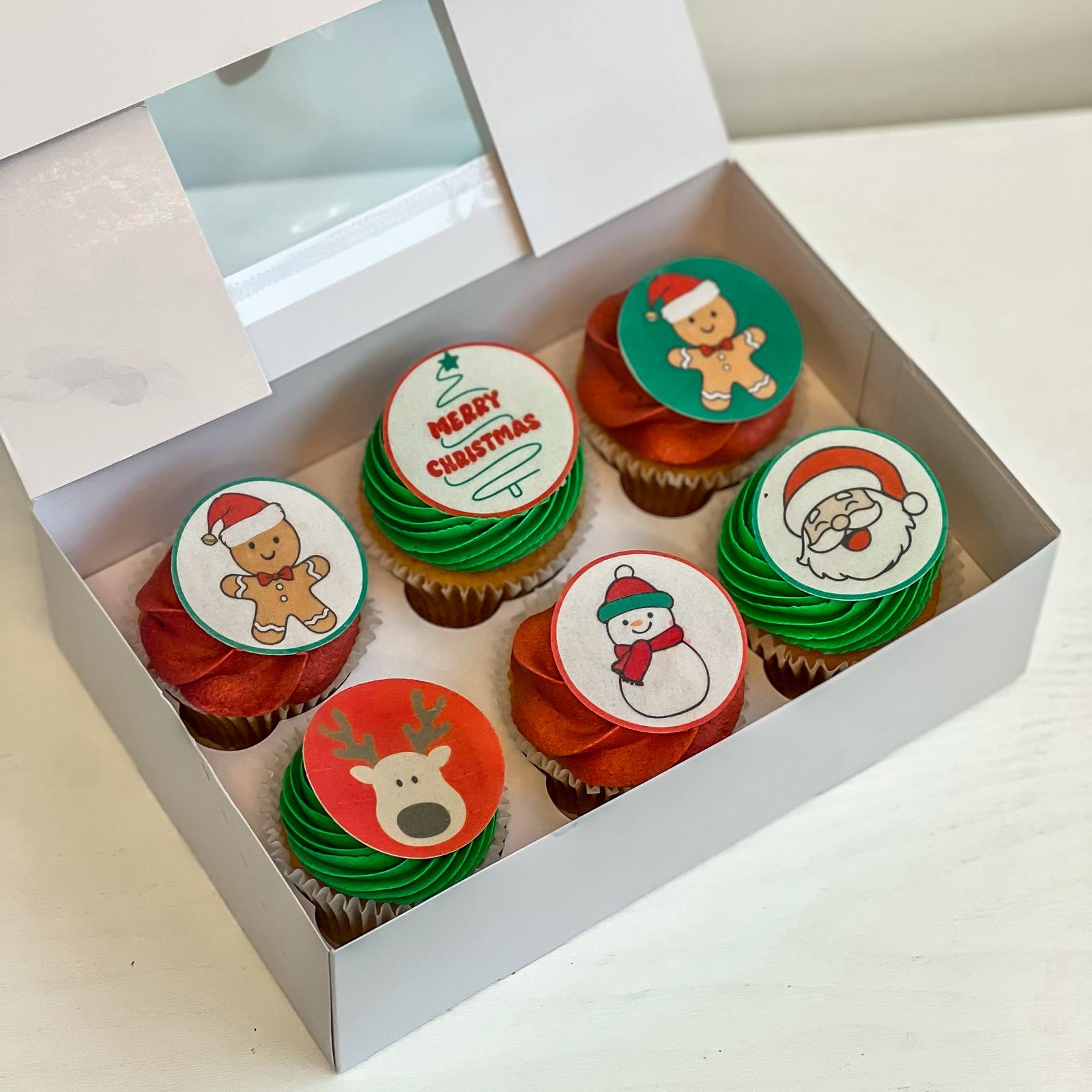Classic Christmas Cupcakes