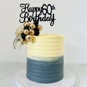 Ombré Comb Cake With Balls